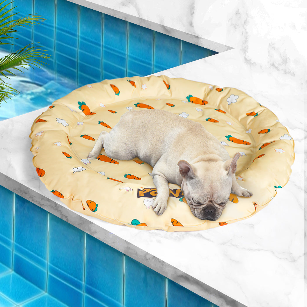 PaWz Pet Cool Gel Mat Cat Bed Dog Bolster L Large-1864184516315320327