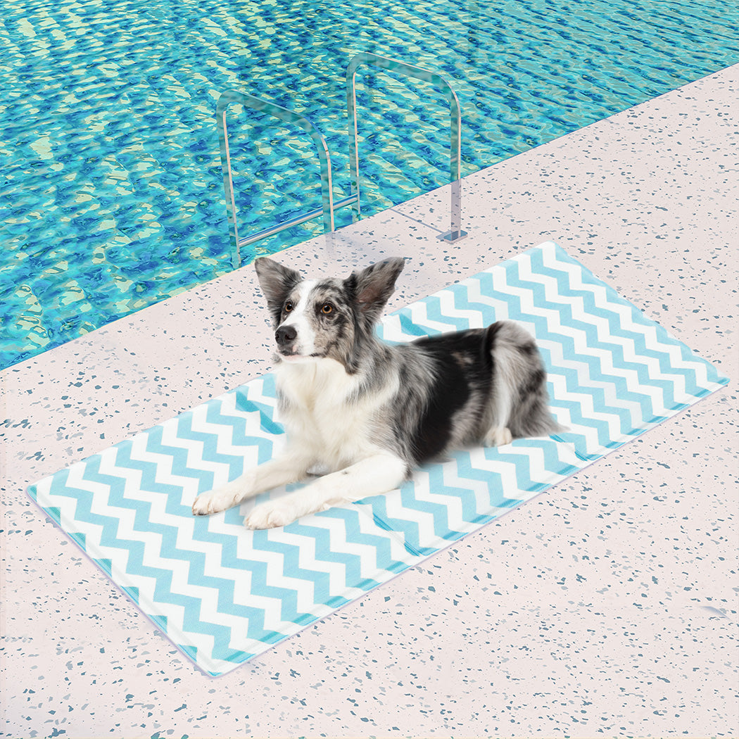Pawz Pet Cooling Mat L Blue-1894516777719828487