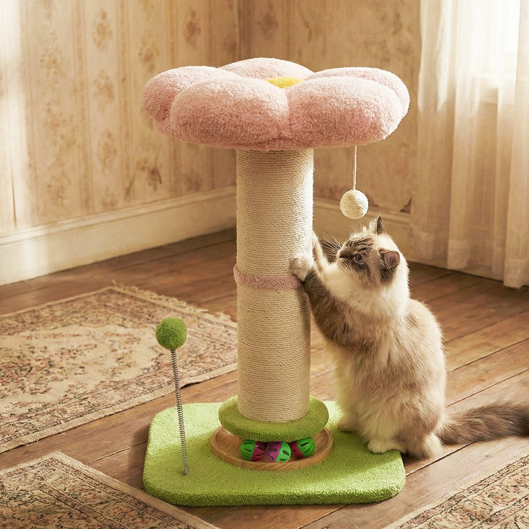 Pawz Cat Scratching Post Flower 61.5cm Cat Tree Tower