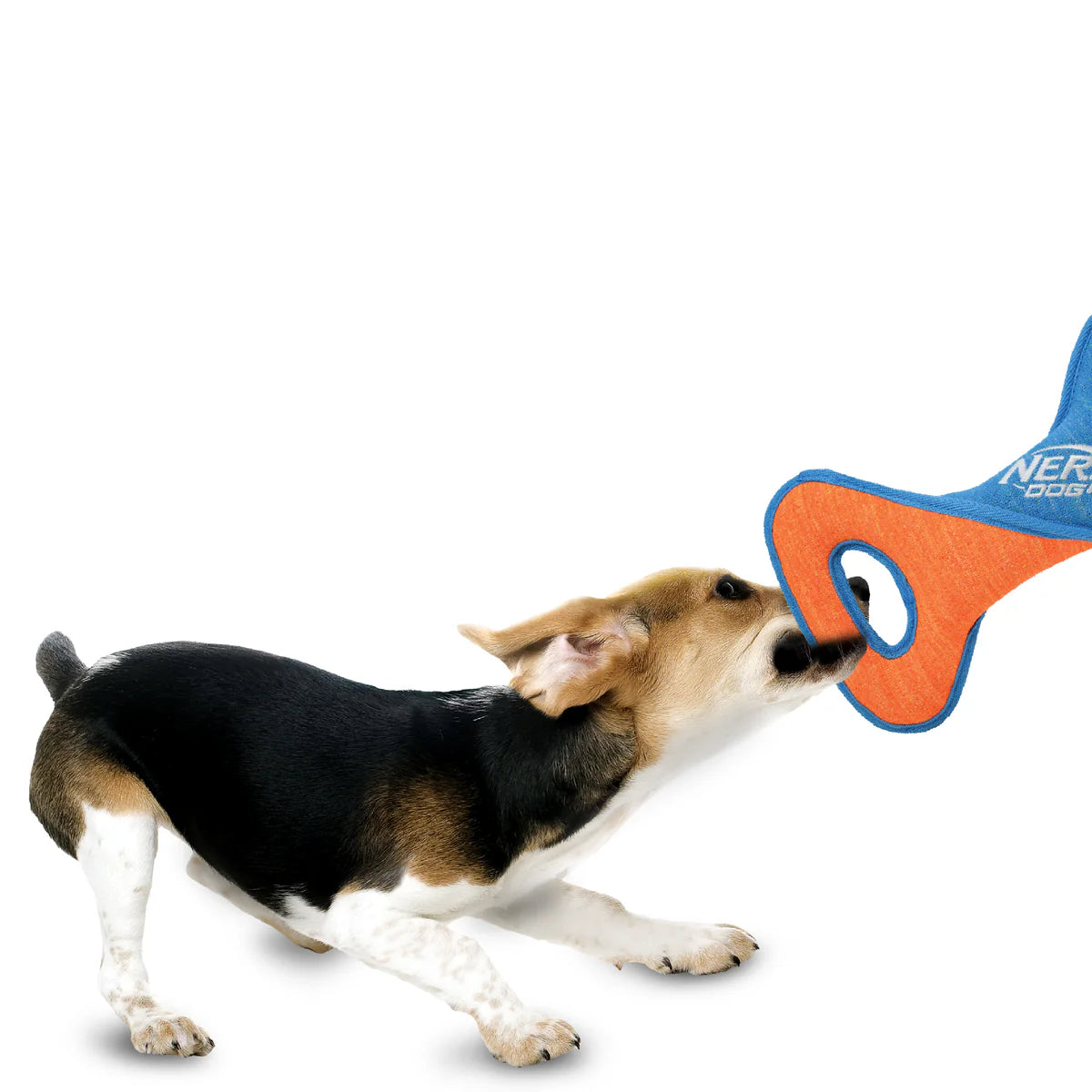 NERF Durable Tug Toy for Dogs – X-Weave Bone Design