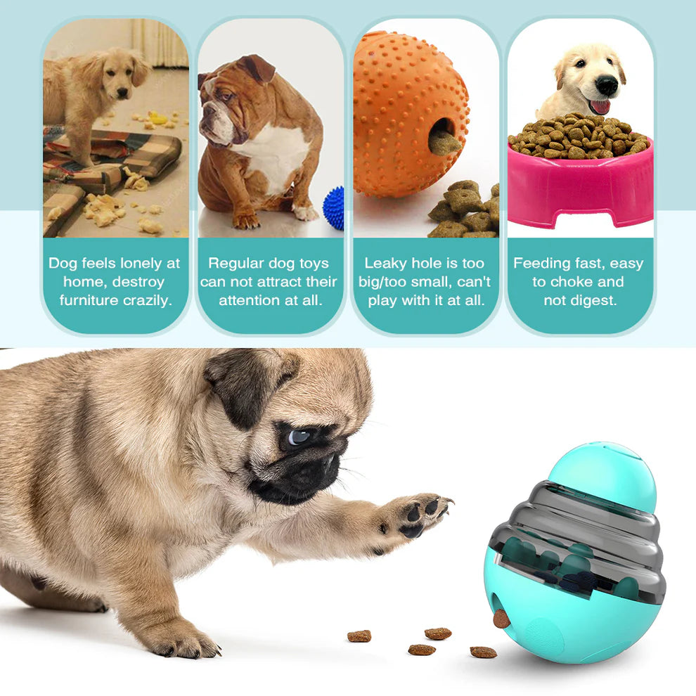 Blue Pet Toy Leakage Toy