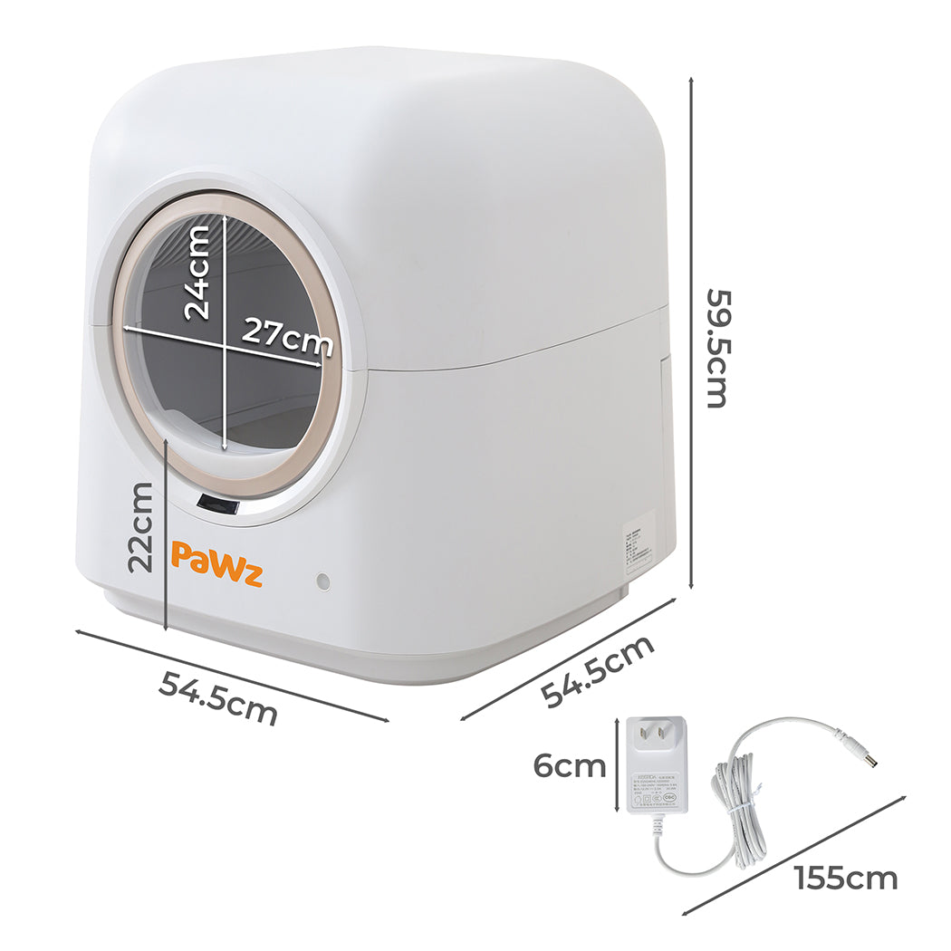 PaWz Smart Cat Litter Box Automatic-1864184562138091522