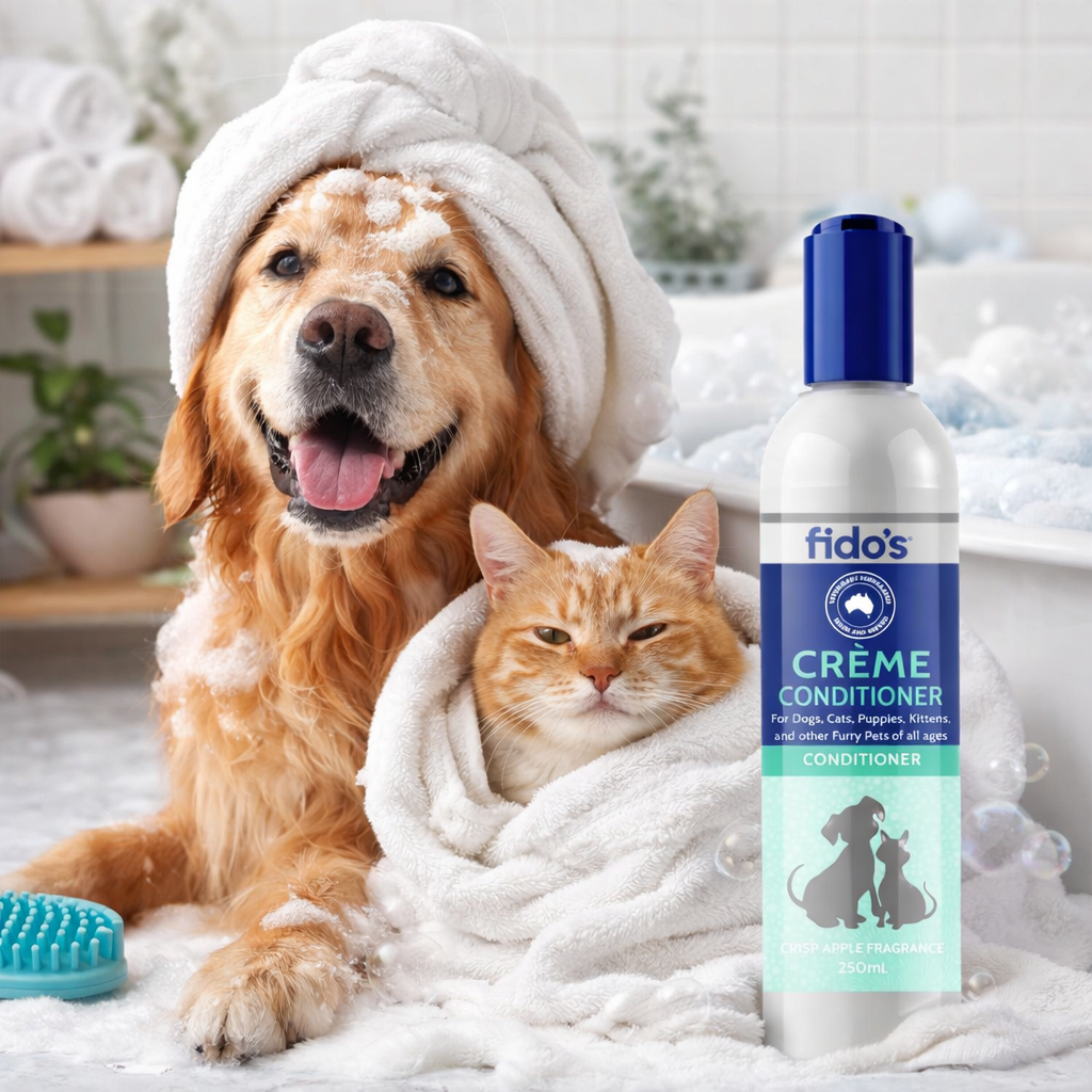 Fido's Crème Dog Conditioner – Moisturising Coat Care For Dogs & Cats 250ml