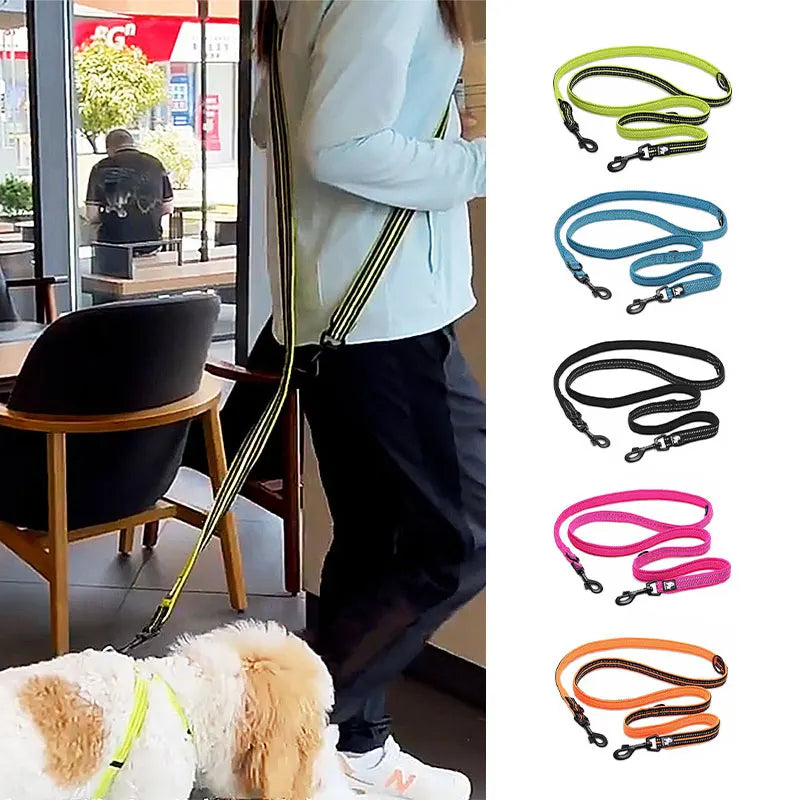 7 in 1 Multi Function leash - Pink