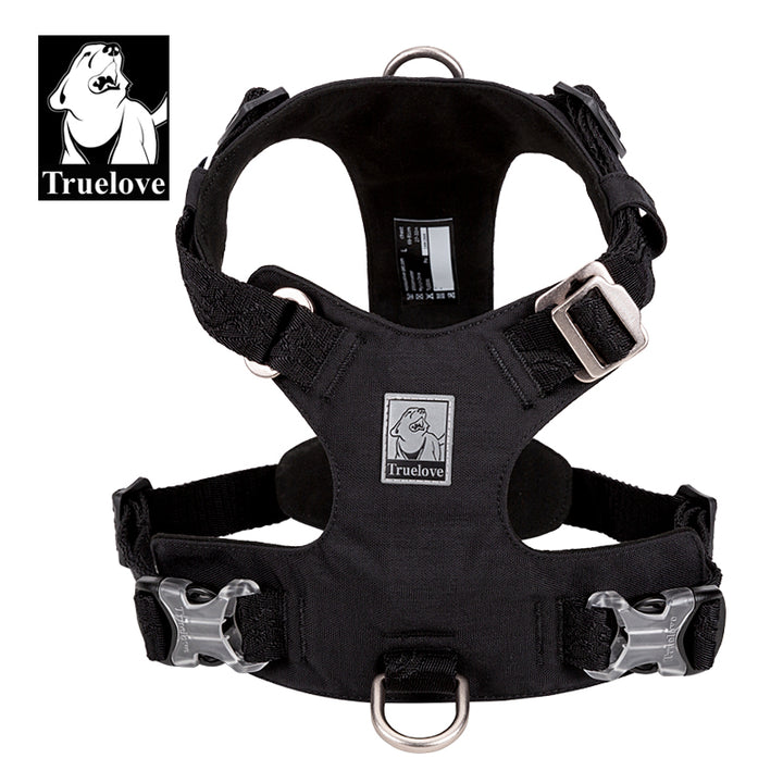 Lightweight Tactical Dog Harness - Black