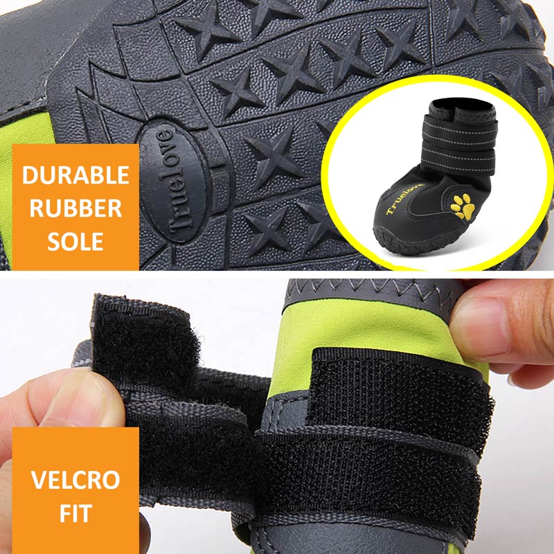 Outdoor Adventure Dog Shoes - Black