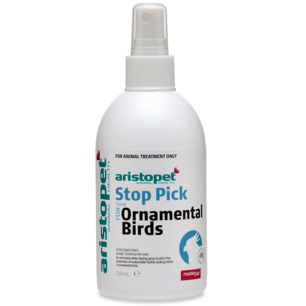 Aristopet – Stop Pick Spray For Ornamental Birds 250ml