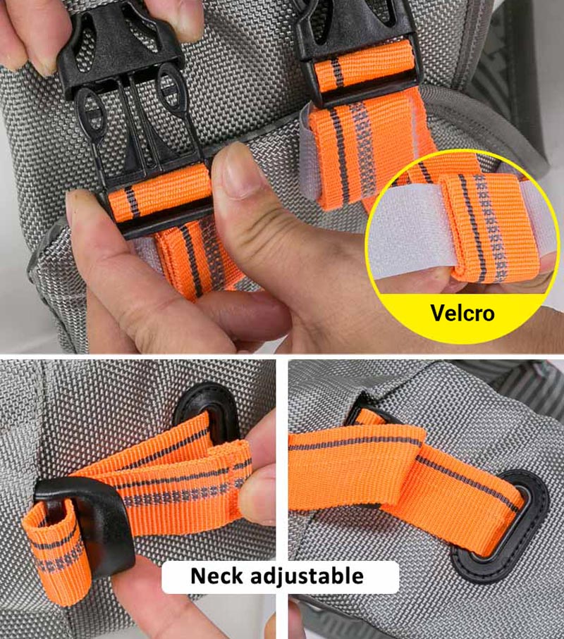 Deluxe Canine Life Vest / Premium Dog Life Jacket for Safety & Visibility - Neon Yellow