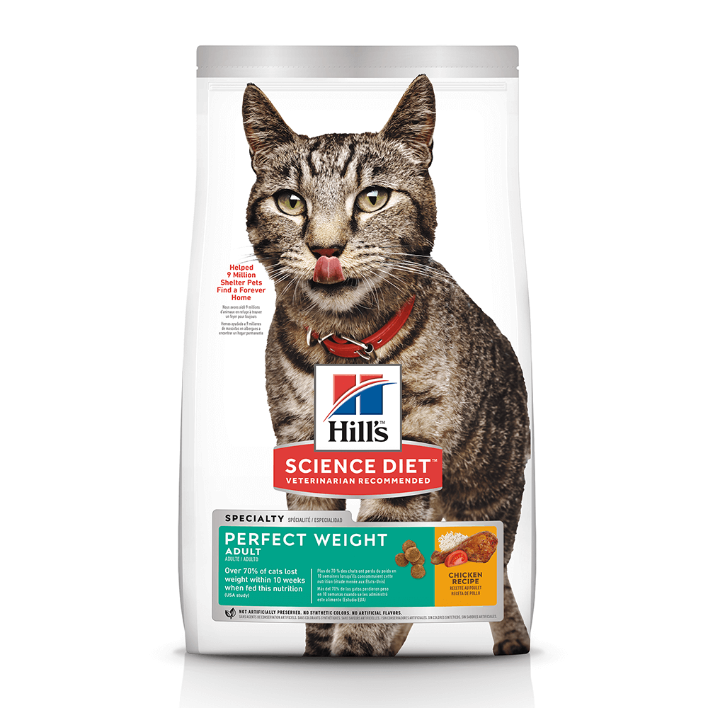 Hill’s – Science Diet – Adult Cat Food – Perfect Weight