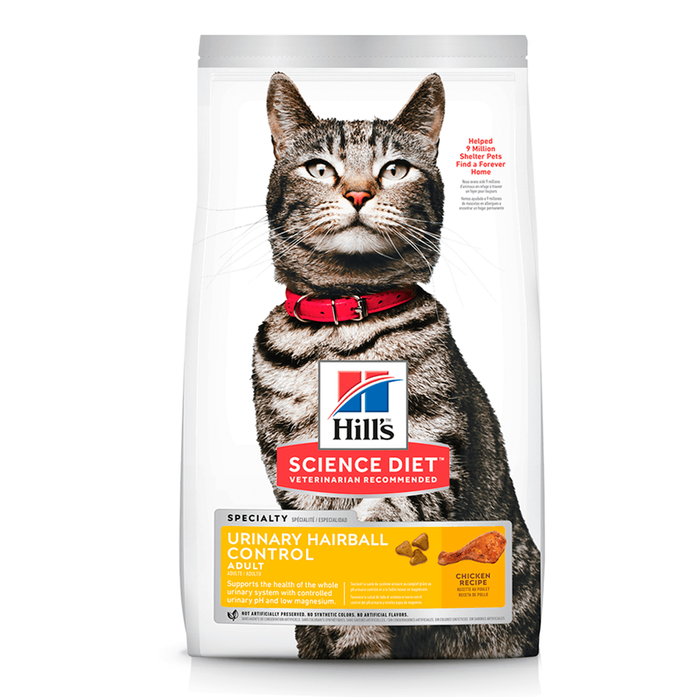 Hill’s – Science Diet – Adult Cat Food – Urinary Hairball Control