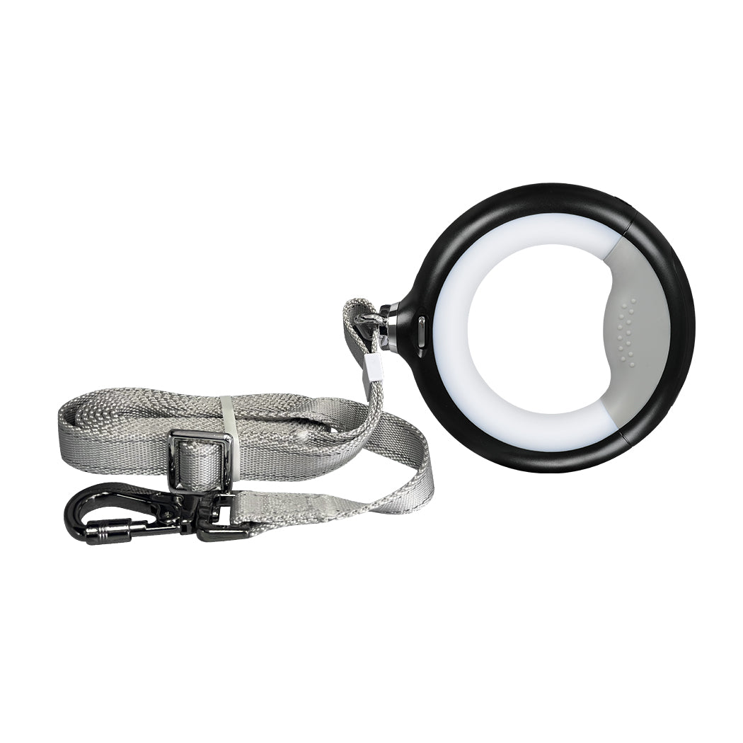 PaWz LED Dog Leash Lead Walking Rope Black-1864184546673692672