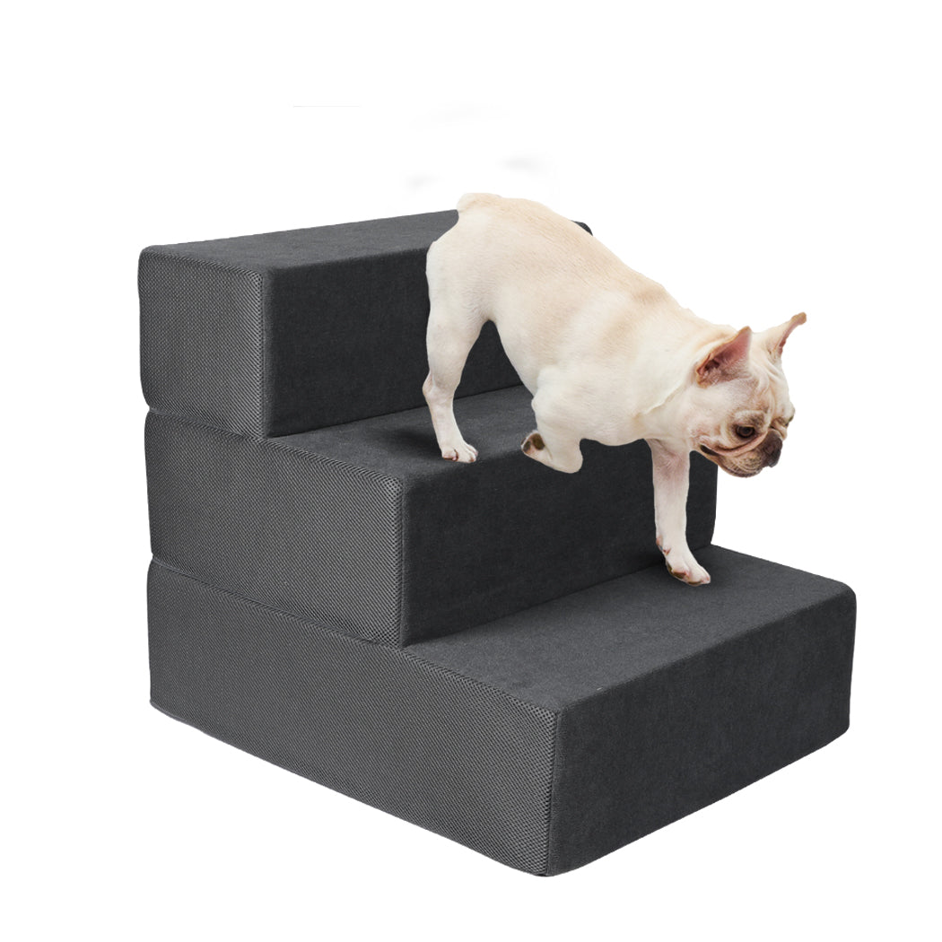 PaWz Multi-steps Dog Ramps For High Double 9KG-1864184507851214848