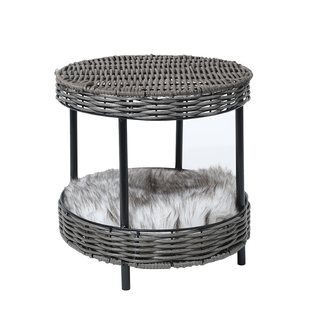 PaWz Rattan Pet Bed Elevated Raised-1864184513018597376