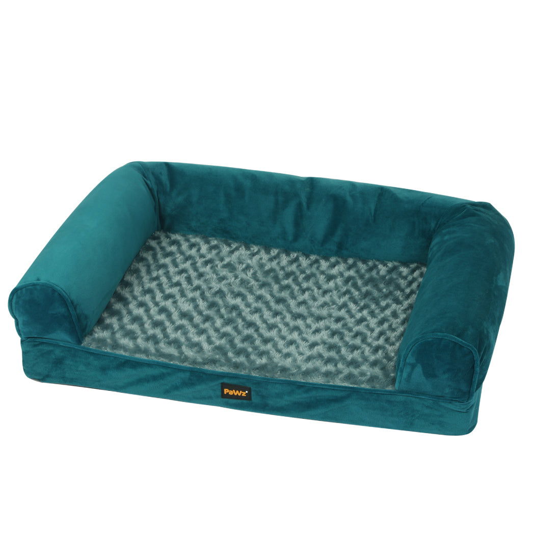 PaWz Pet Bed Sofa Dog Bedding Soft Warm L Blue Large-1864184496438513664