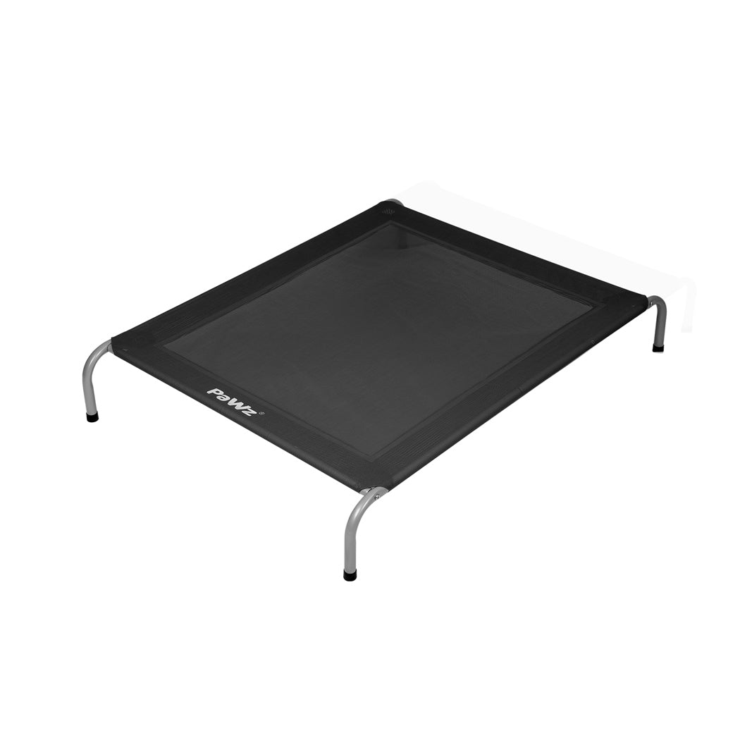 PaWz Elevated Trampoline Pet Bed Dog M Black Medium-1864184561081126912