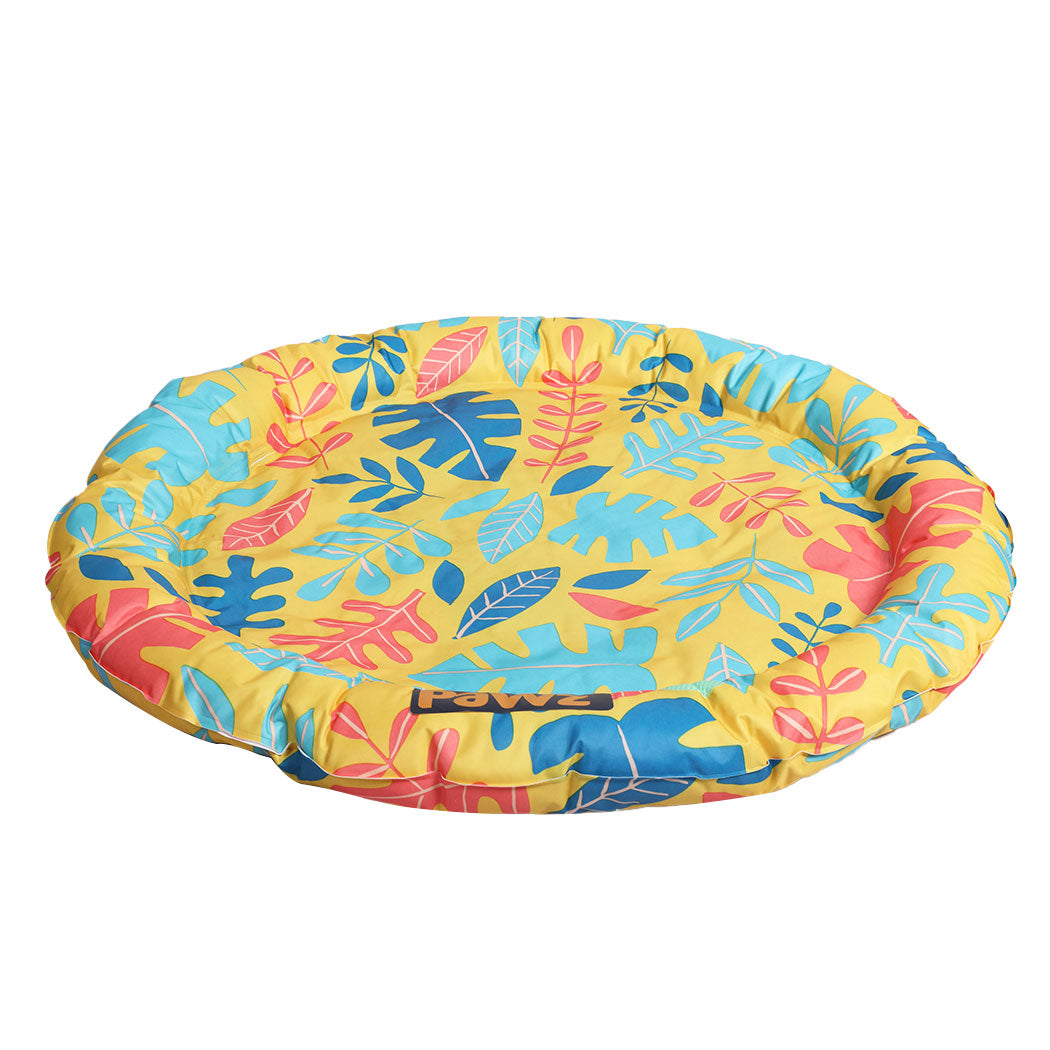 PaWz Pet Cool Gel Mat Cat Bed Dog Bolster L Large-1864184516600532992