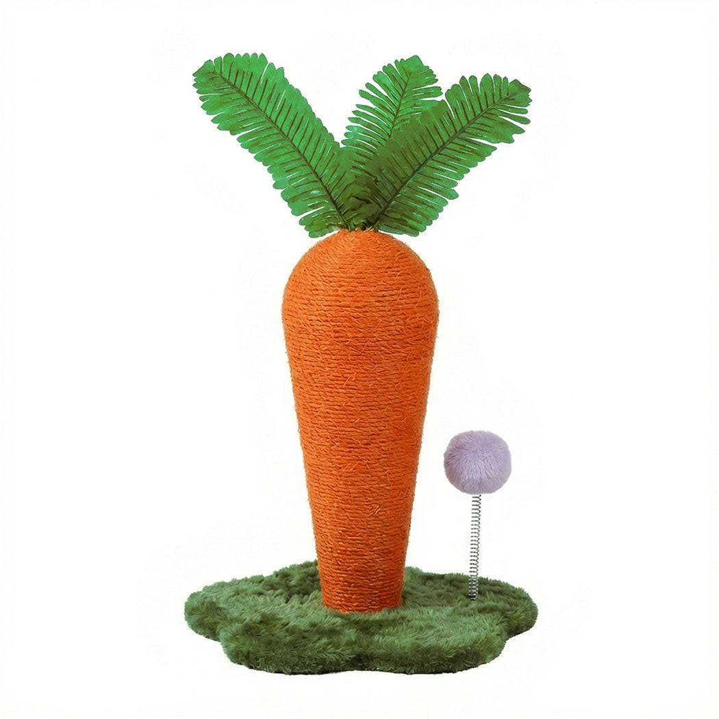 Pawz Cat Scratching Post Cute Carrot Scratching Post