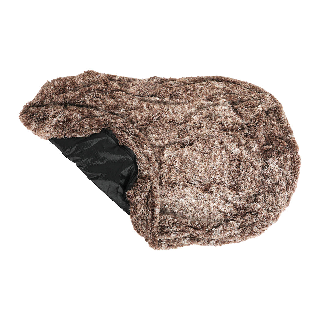 PaWz Replacement Pet Bed Cover Zipper Brown Cover-1864184539161694209