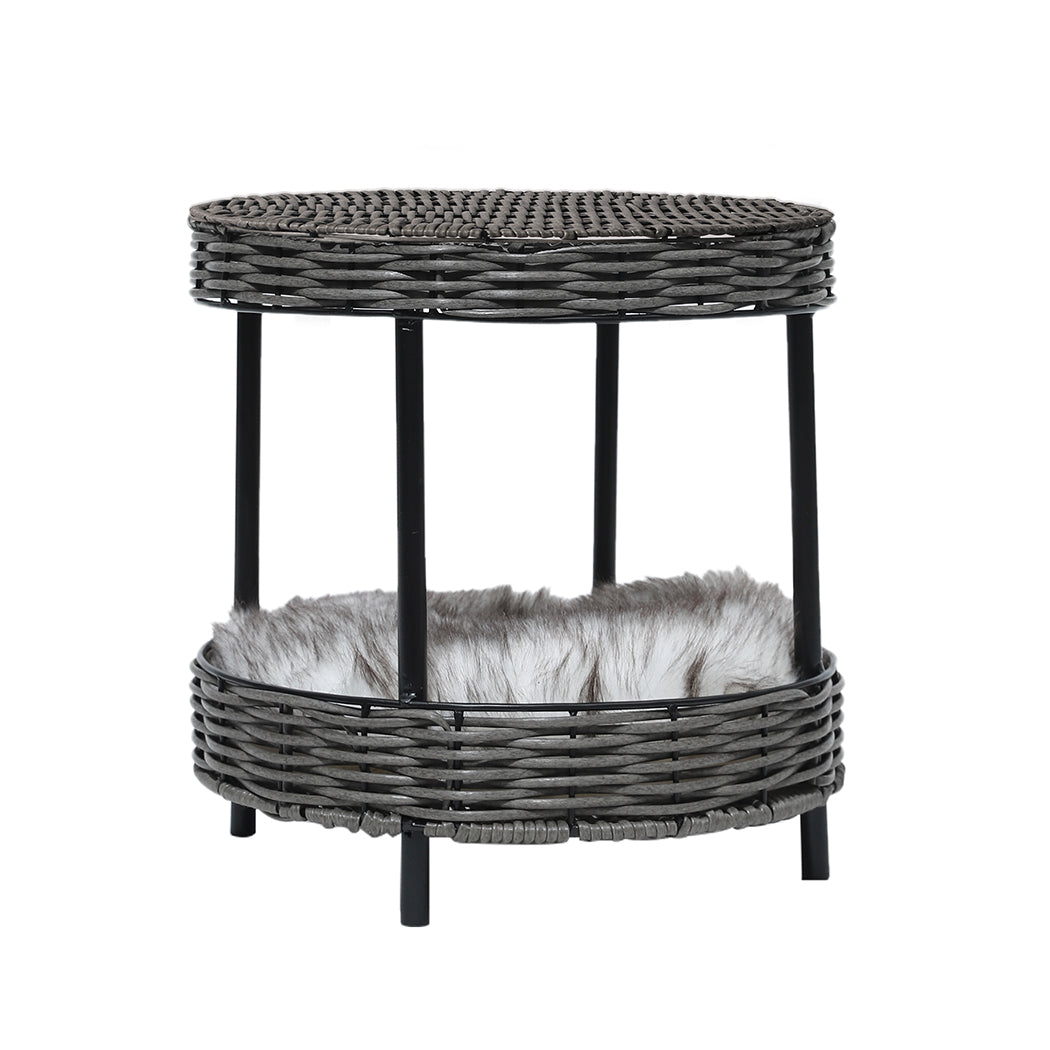 PaWz Rattan Pet Bed Elevated Raised-1864184513018597377