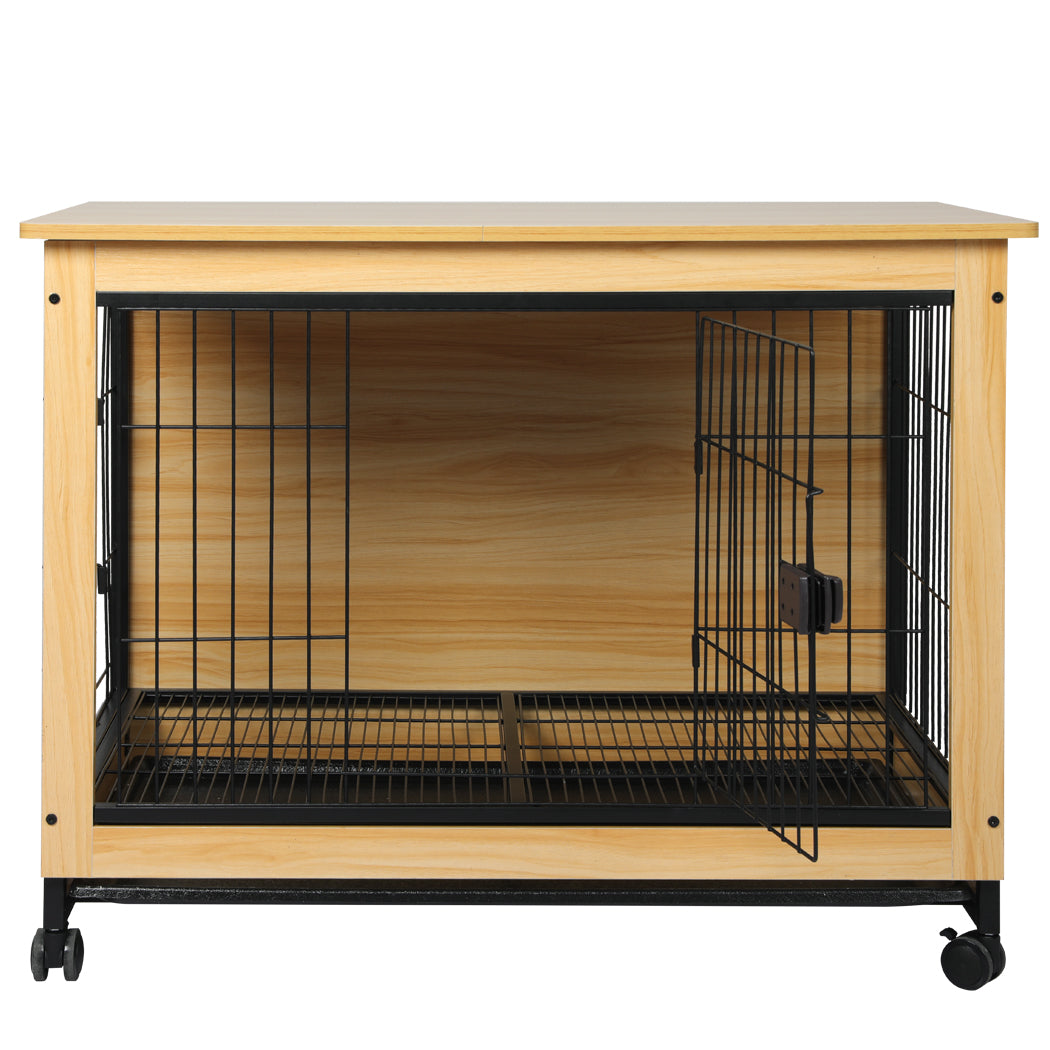 PaWz Wooden Wire Dog Kennel Side End XXL XX-Large-1864184541489532929