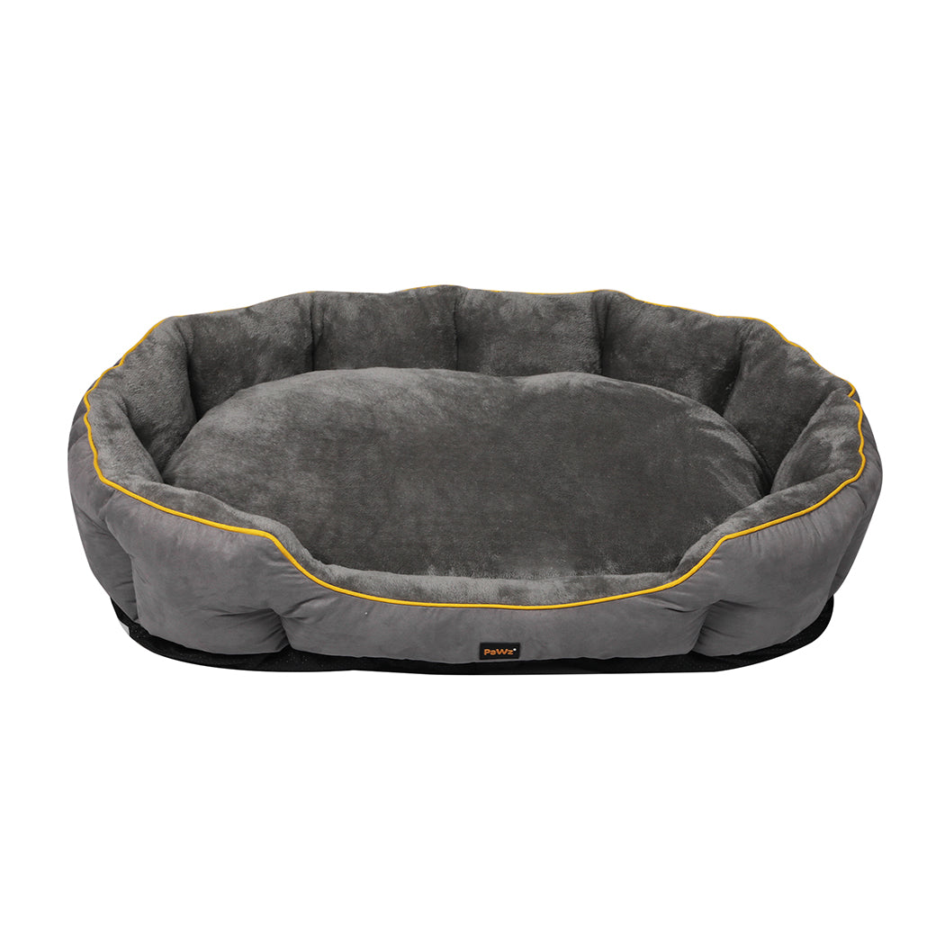 PaWz Electric Pet Heater Bed Heated M Grey Medium-1864184526914326529