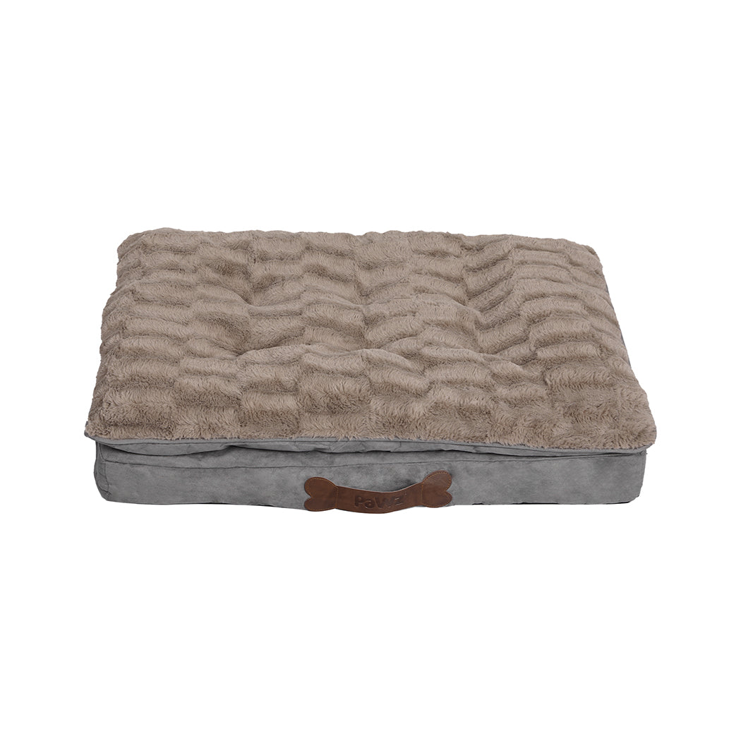 PaWz Dog Calming Bed Pet Cat Removable S Khaki Small-1864184509000454145