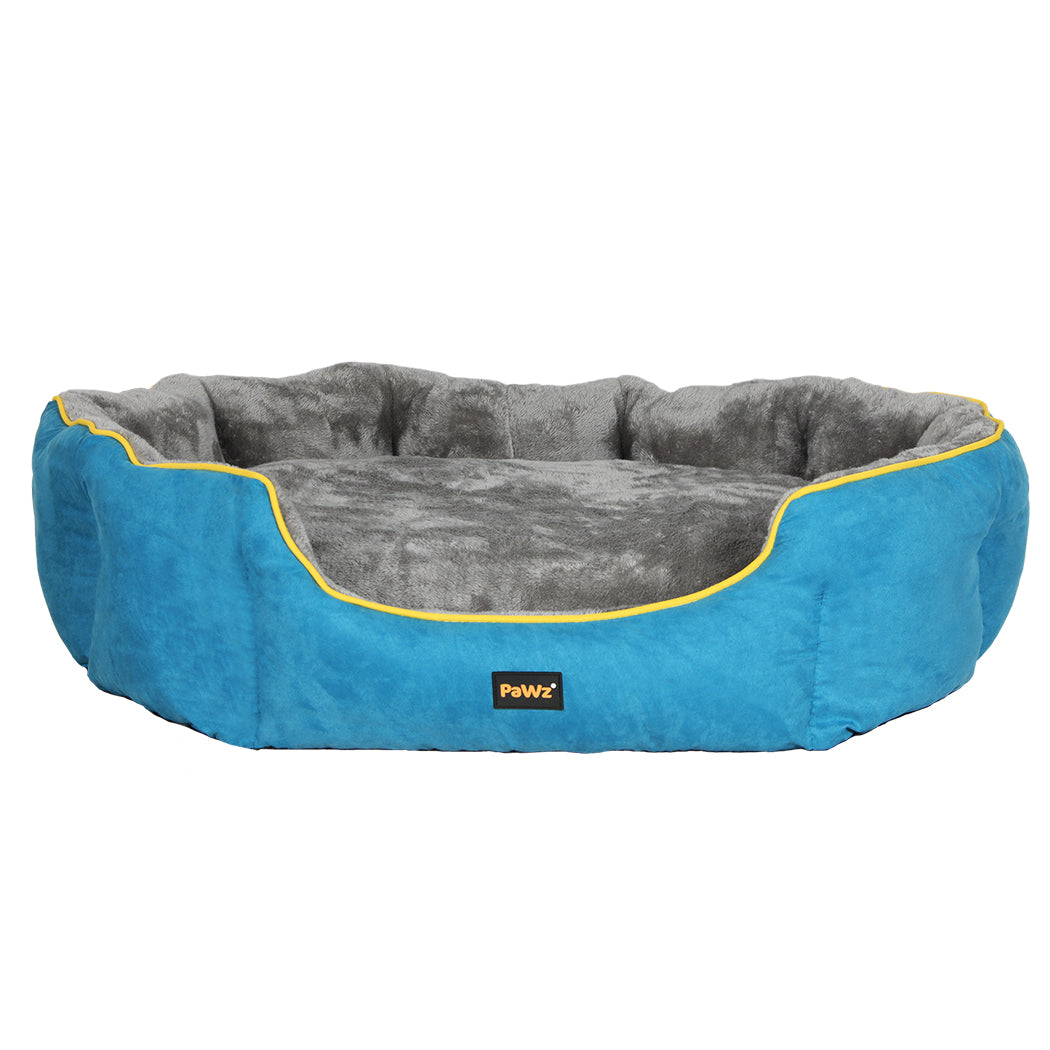 PaWz Electric Pet Heater Bed Heated L Blue Large-1864184526494896129