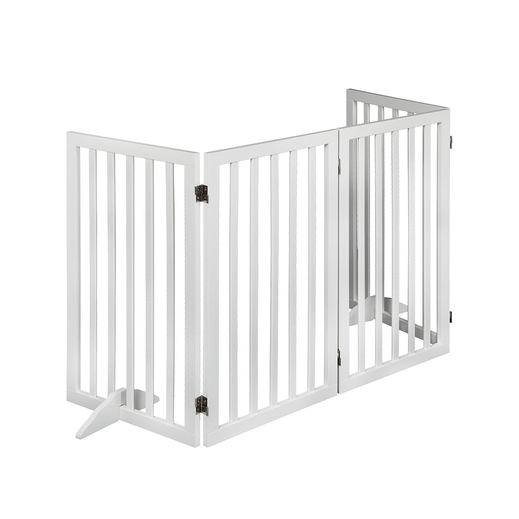 PaWz Wooden Pet Gate Dog Fence Safety White 800x 3MM-1864184510434906113
