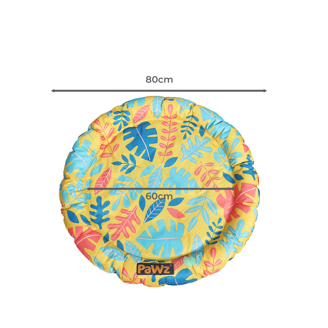 PaWz Pet Cool Gel Mat Cat Bed Dog Bolster L Large-1864184516600532994