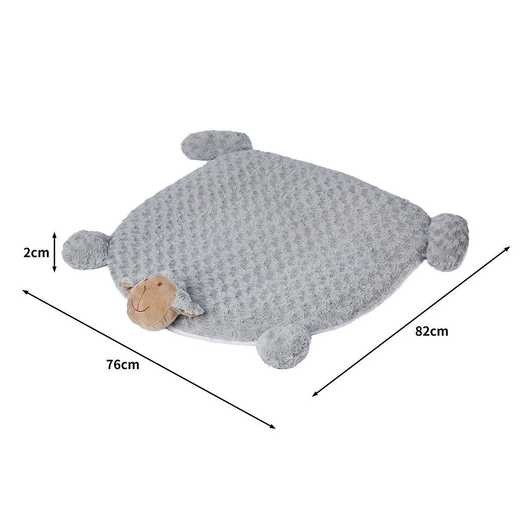 PaWz Pet Bed Cat Calming Bed Dog Squeaky M Grey Medium-1864184506454511618