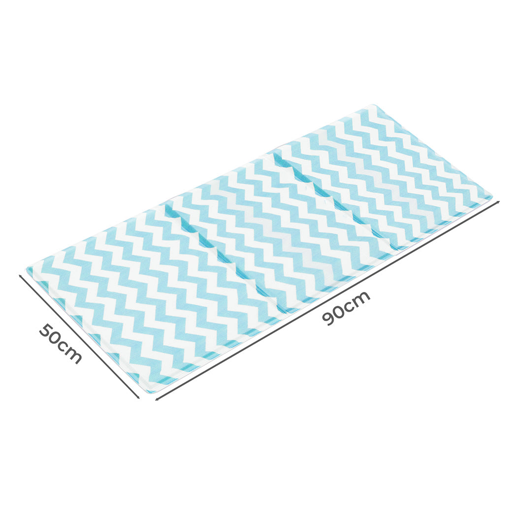 Pawz Pet Cooling Mat L Blue-1894516777719828482