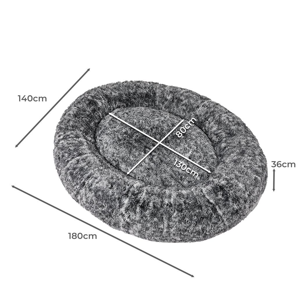 PaWz Replacement Pet Bed Cover Zipper Charcoal Cover-1864184539476267010