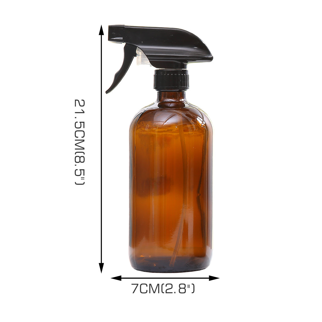 6 x 500ml Reusable Glass Spray Bottles