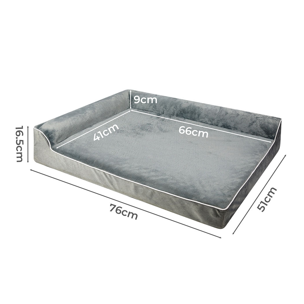 Pawz Orthopedic Dog Bed M Grey-1894516775844974594