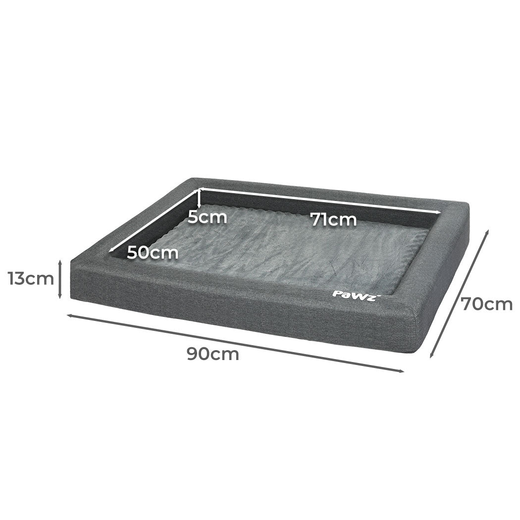 PaWz Memory Foam Pet Bed Calming Dog L Large-1864184545683836930