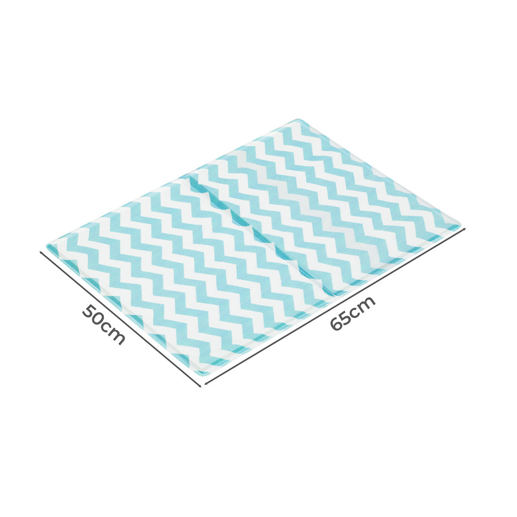 Pawz Pet Cooling Mat M Blue-1894516778340585474