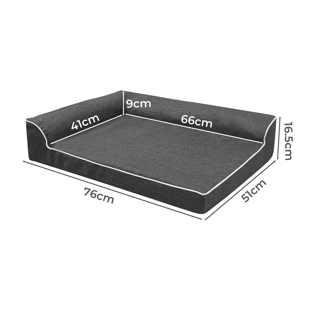 Pawz Orthopedic Dog Bed M Grey-1894516775685591042