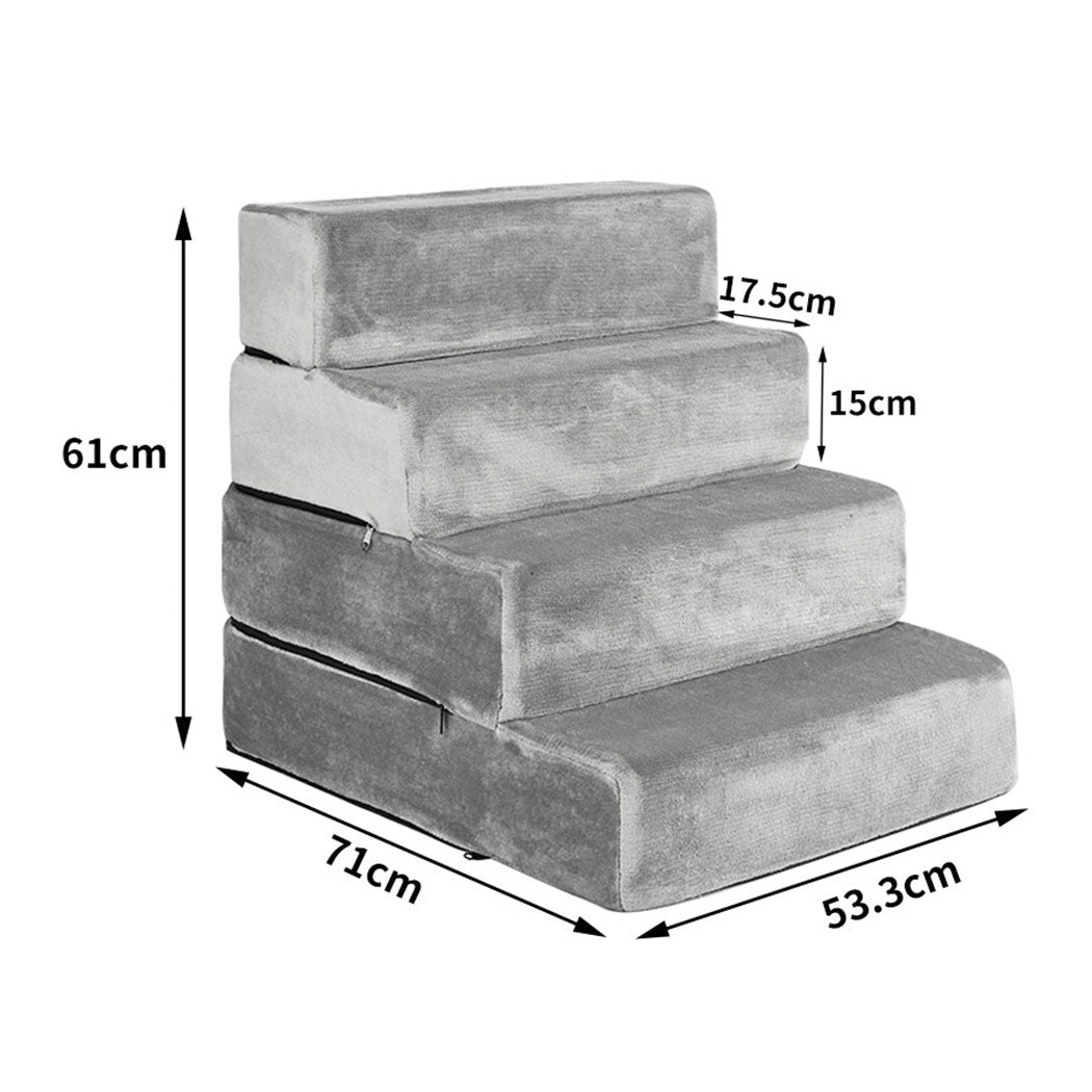 PaWz Pet Stair 4 Step Ramp Portable XX-Large-1864184495863894018