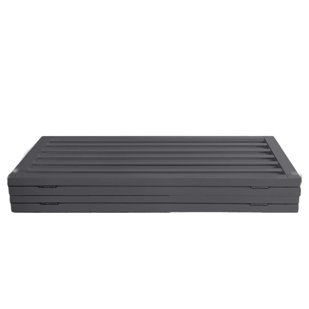 Wooden Pet Gate Dog Fence Retractable Grey 600x 3MM-1864184510149693443