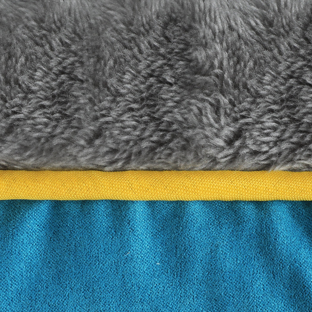 PaWz Electric Pet Heater Bed Heated L Blue Large-1864184526494896131