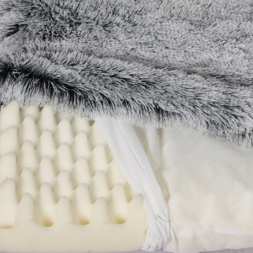 PaWz Dog Mat Pet Cat Calming Bed Memory S Charcoal Small-1864184530156523523