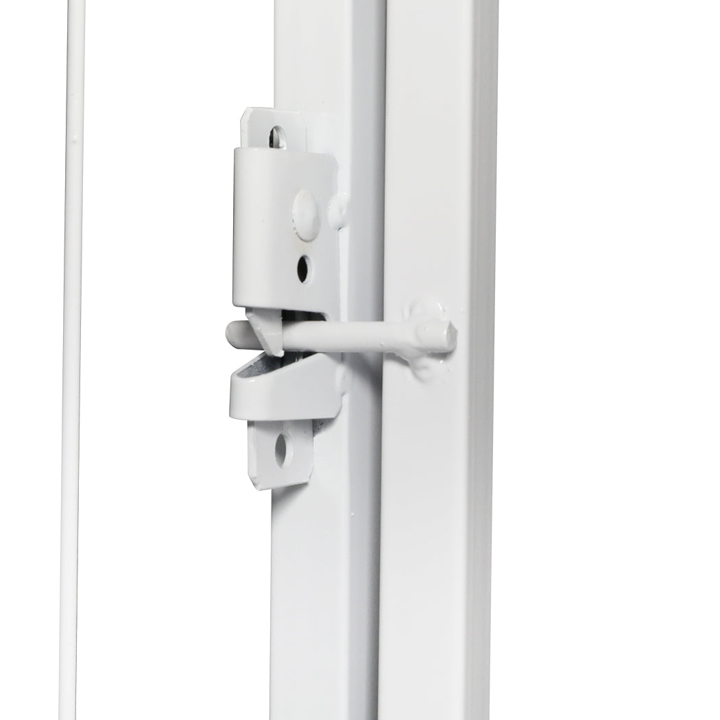 PaWz 8 Panel 24'' Pet Dog Playpen Puppy White 24 inch-1864183334956044291