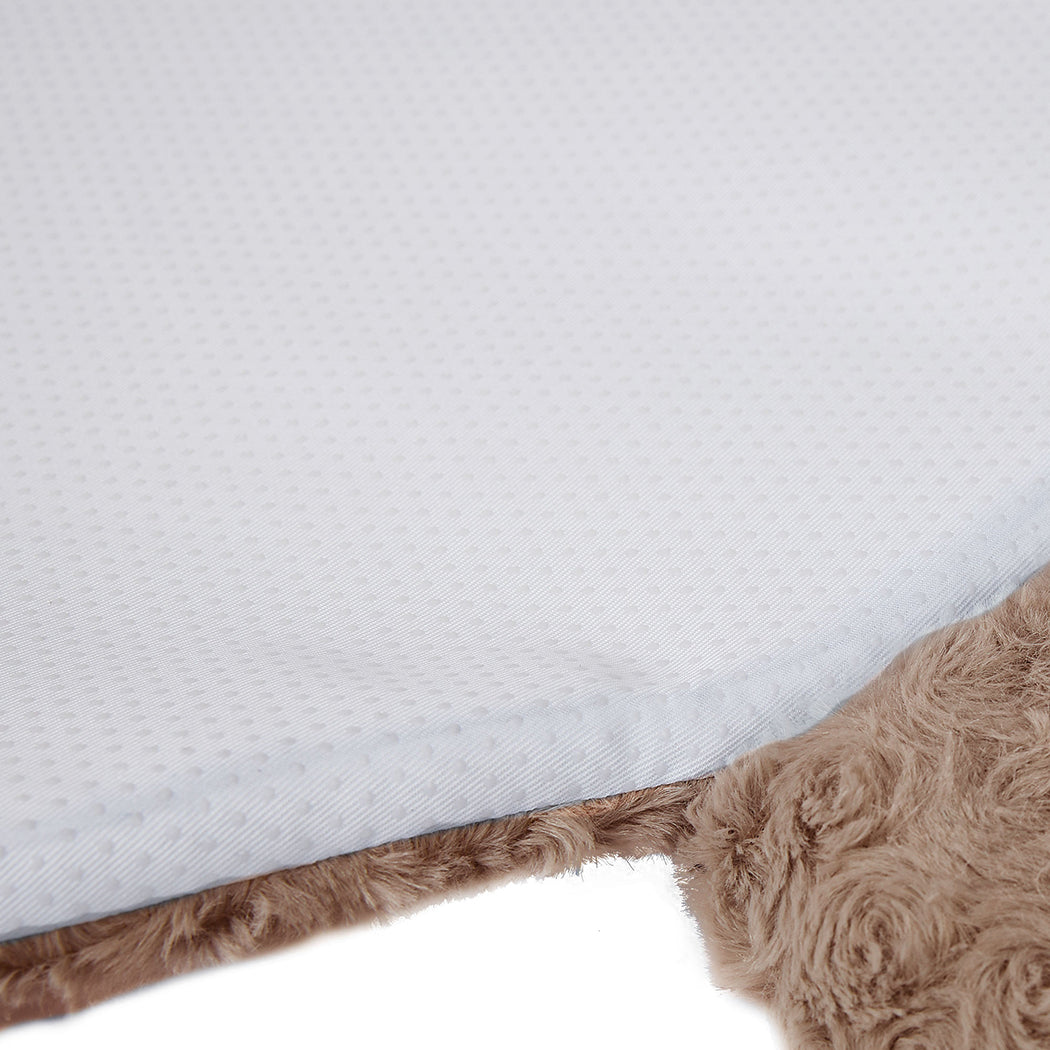 PaWz Pet Bed Cat Calming Bed Dog Squeaky M Tan Medium-1864184506739724291