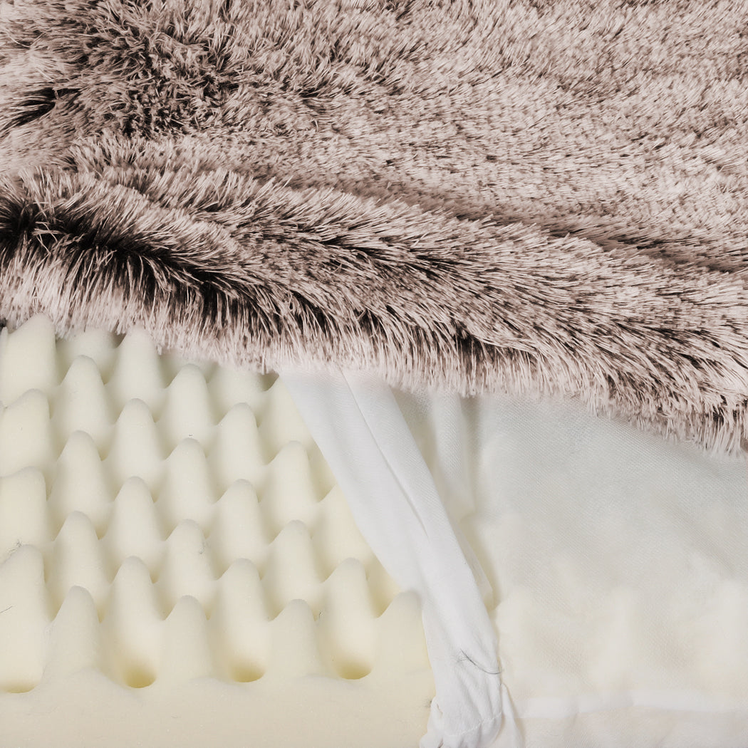 PaWz Dog Mat Pet Calming Bed Memory XXL Coffee XX-Large-1864184531167350787