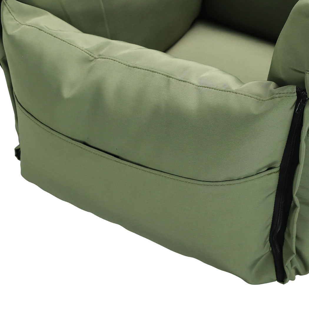 PaWz Dog Car Seat Booster Belt Green-1864184562981146628