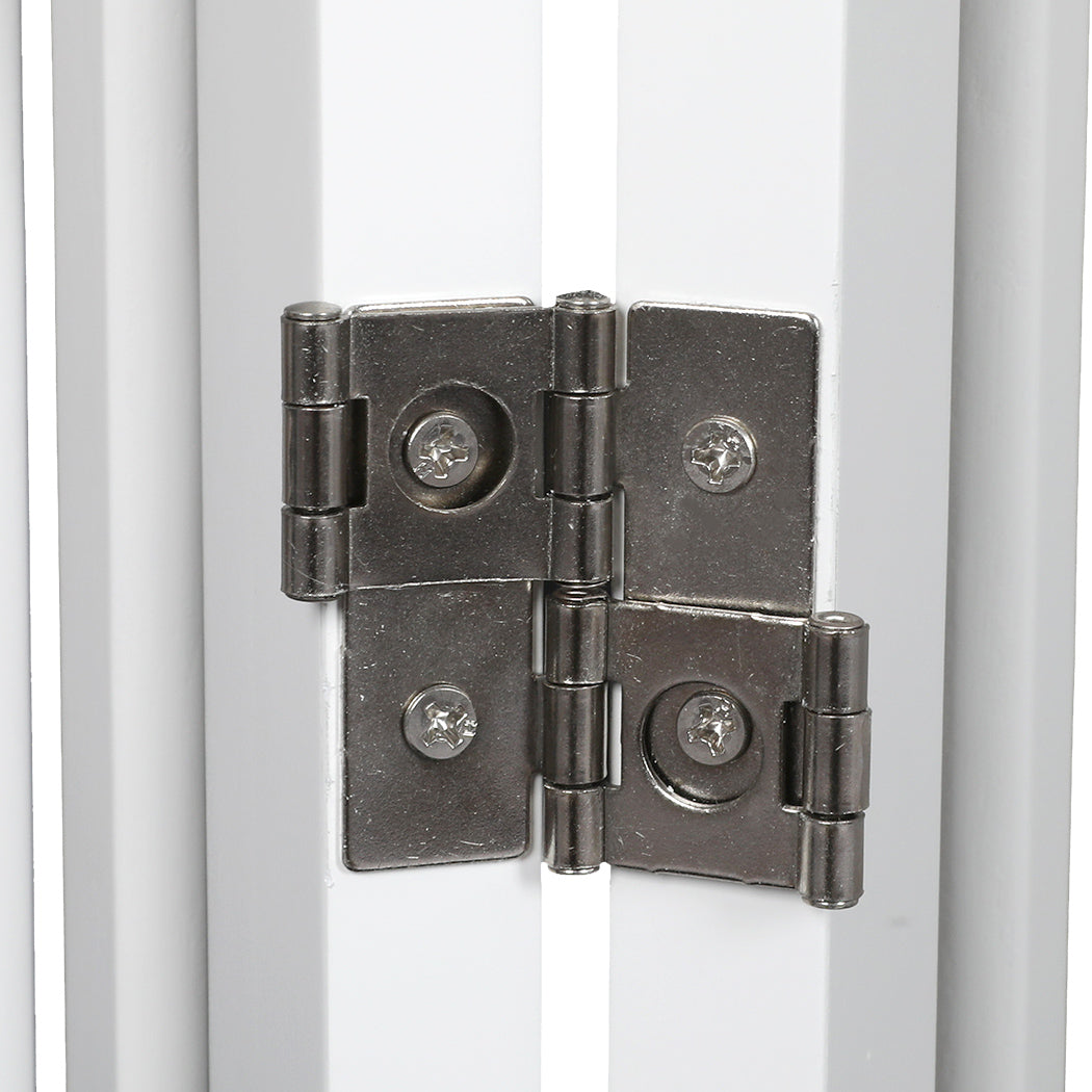 PaWz Wooden Pet Gate Dog Fence Safety White 400x 3MM-1864184509856092164