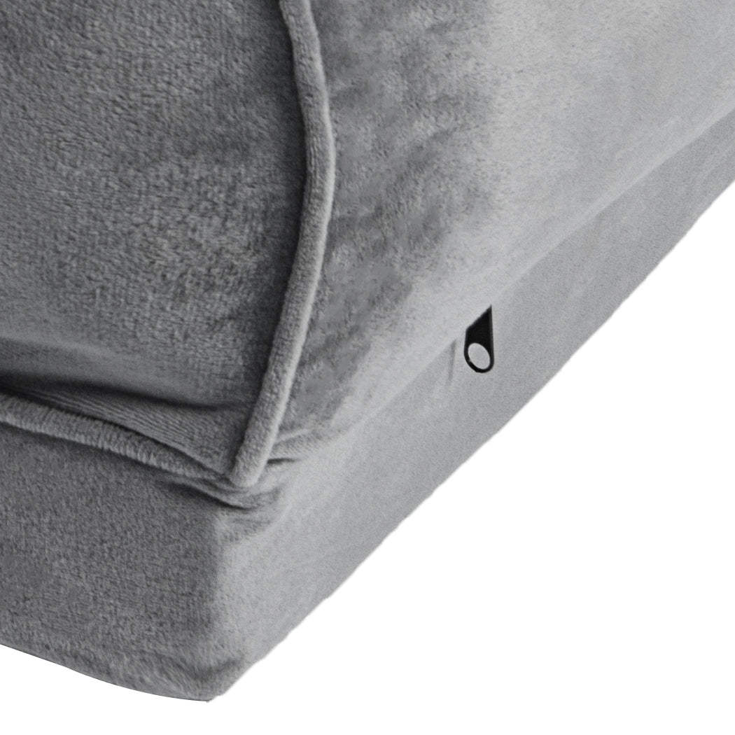 PaWz Pet Bed Sofa Dog Beds Bedding Soft M Cover Grey Cover Medium-1864184497159933956