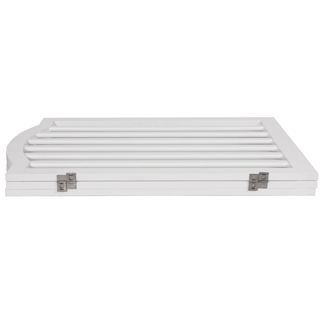 PaWz Wooden Pet Gate Dog Fence Safety White-1864184532694077444