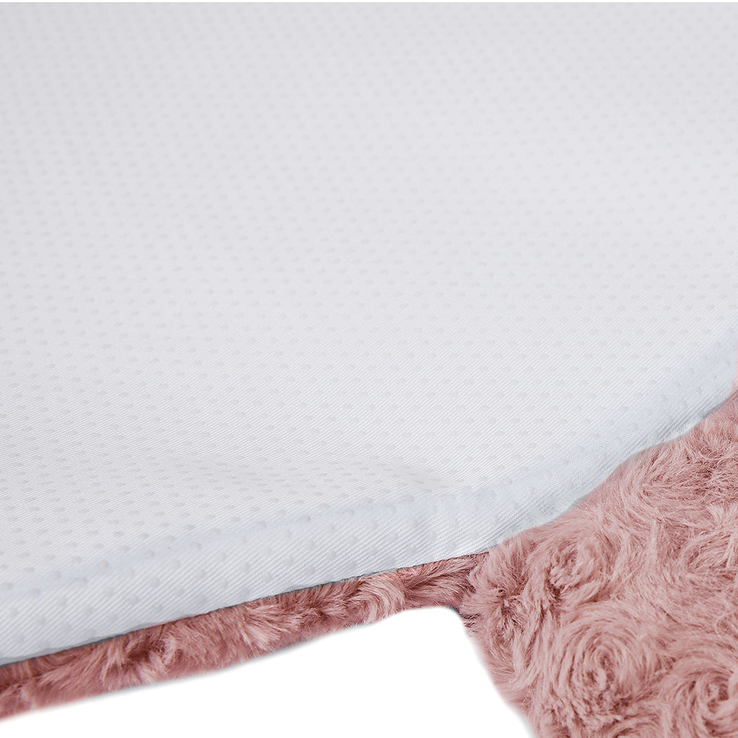 PaWz Pet Bed Cat Calming Bed Dog Squeaky M Pink Medium-1864184506592923652