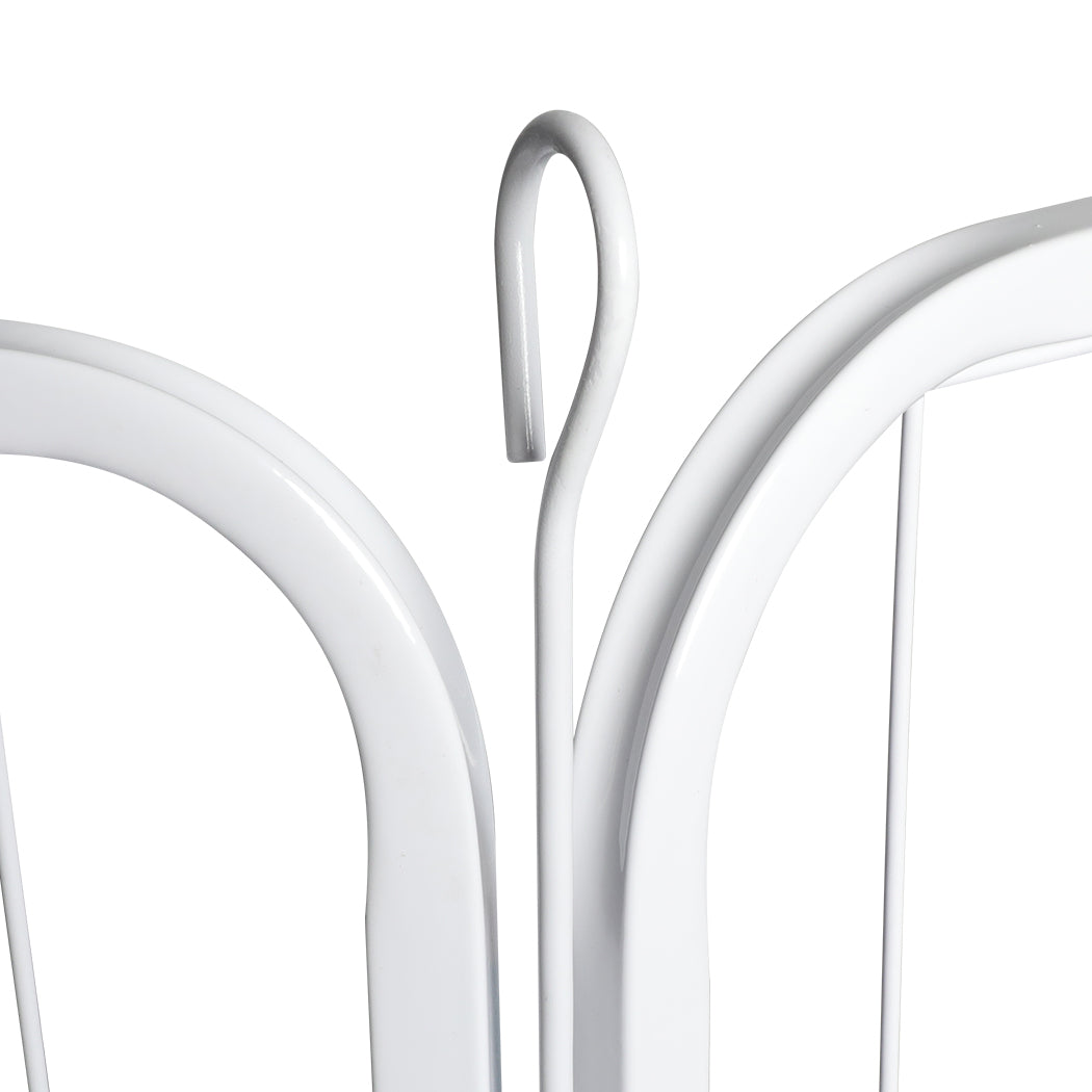 PaWz 8 Panel 40'' Pet Dog Playpen Puppy White 2.5kg Venison-1864183335576801284